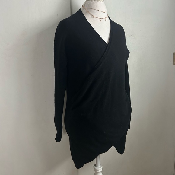 anthropologie faux wrap tunic sweater - Picture 5 of 10